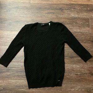 Tahari Black Knit Sweater